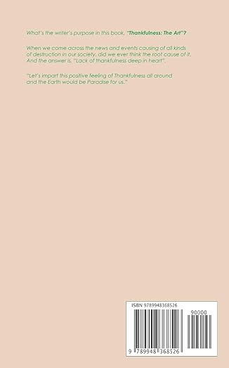 Thankfulness The Art: A Book That Lights Up Your Life